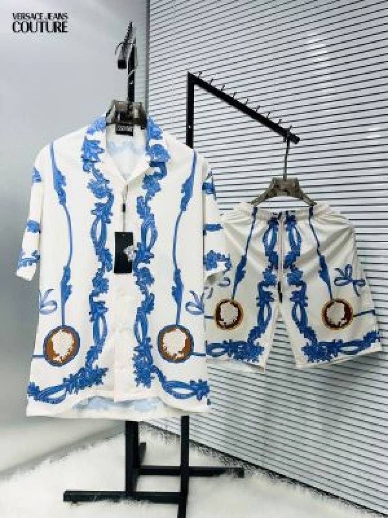 Versace Couture White Printed Imported Cord Set (1575)