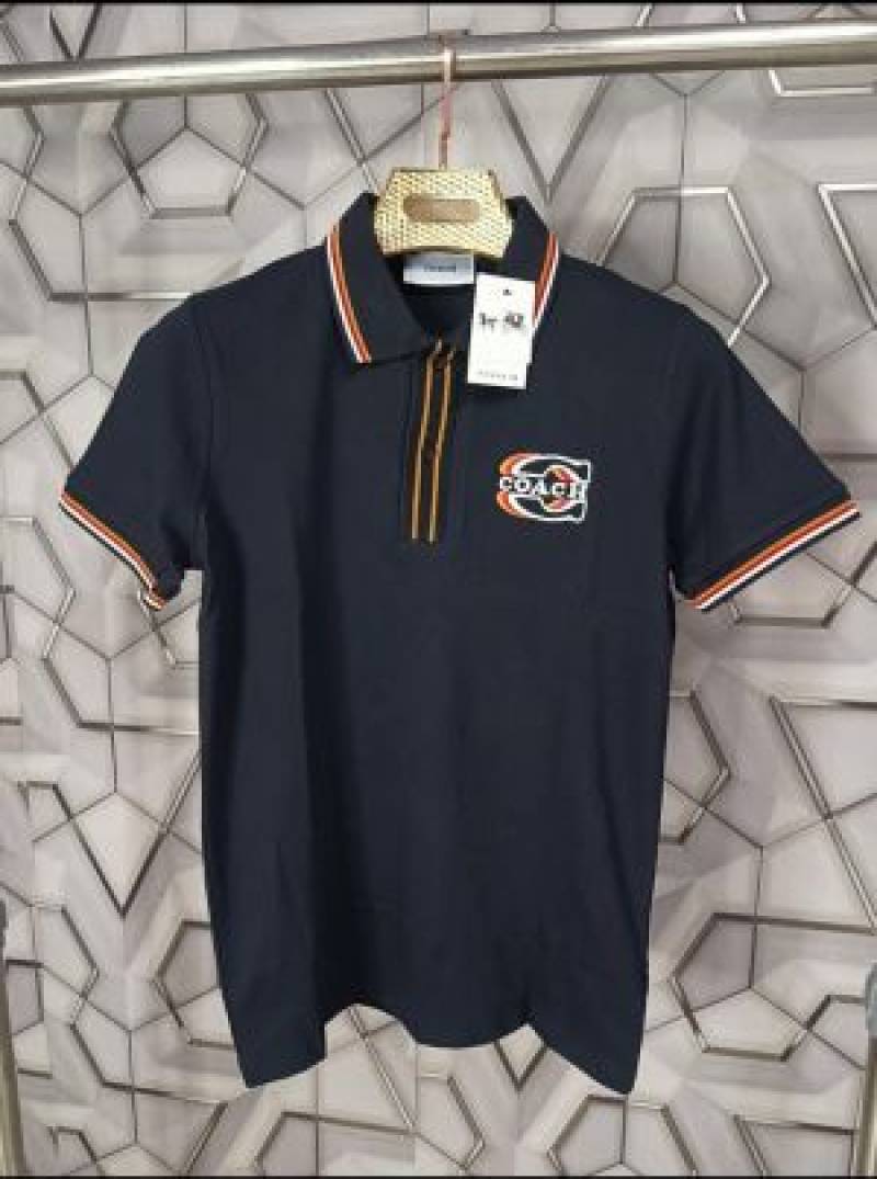 Coach_Black_Premium_Imported_Polo_T-Shirt_(1843)