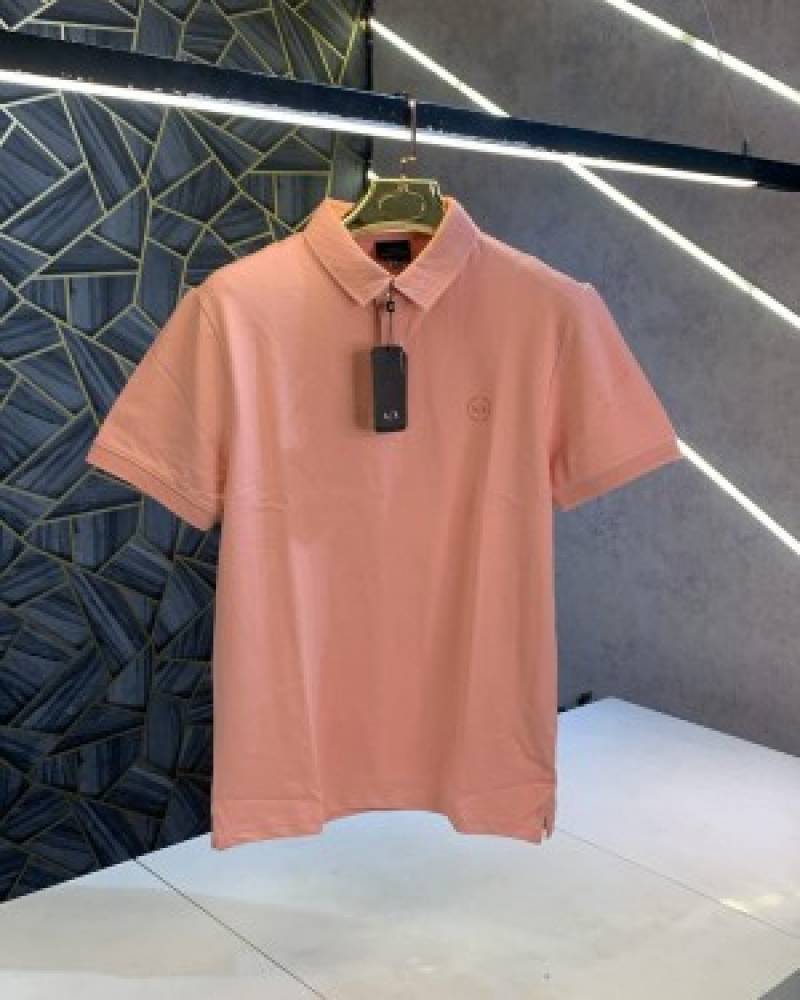 Armani_Exchange_Pink_Logo_Print_Premium_Polo_T-Shirt_(1174)