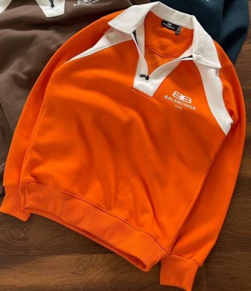 Balenciaga_Orange_Logo_Print_Imported_Sweatshirt_(1106)