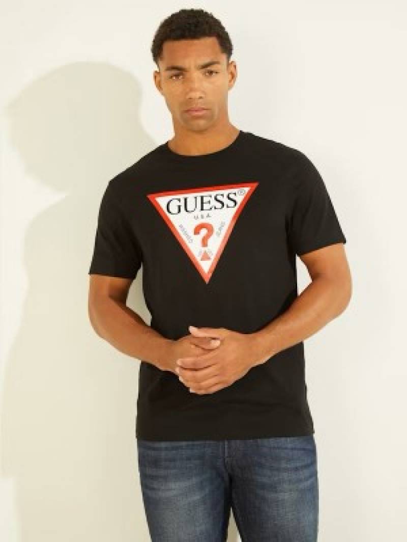 Guess Black Printed Premium T-Shirt (1342)