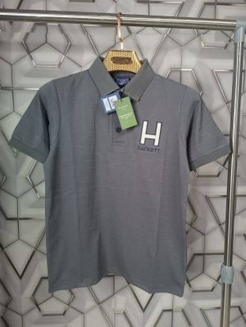 Hackett_Grey_Embroidery_Logo_Premium-Polo_T-Shirt_(1557)