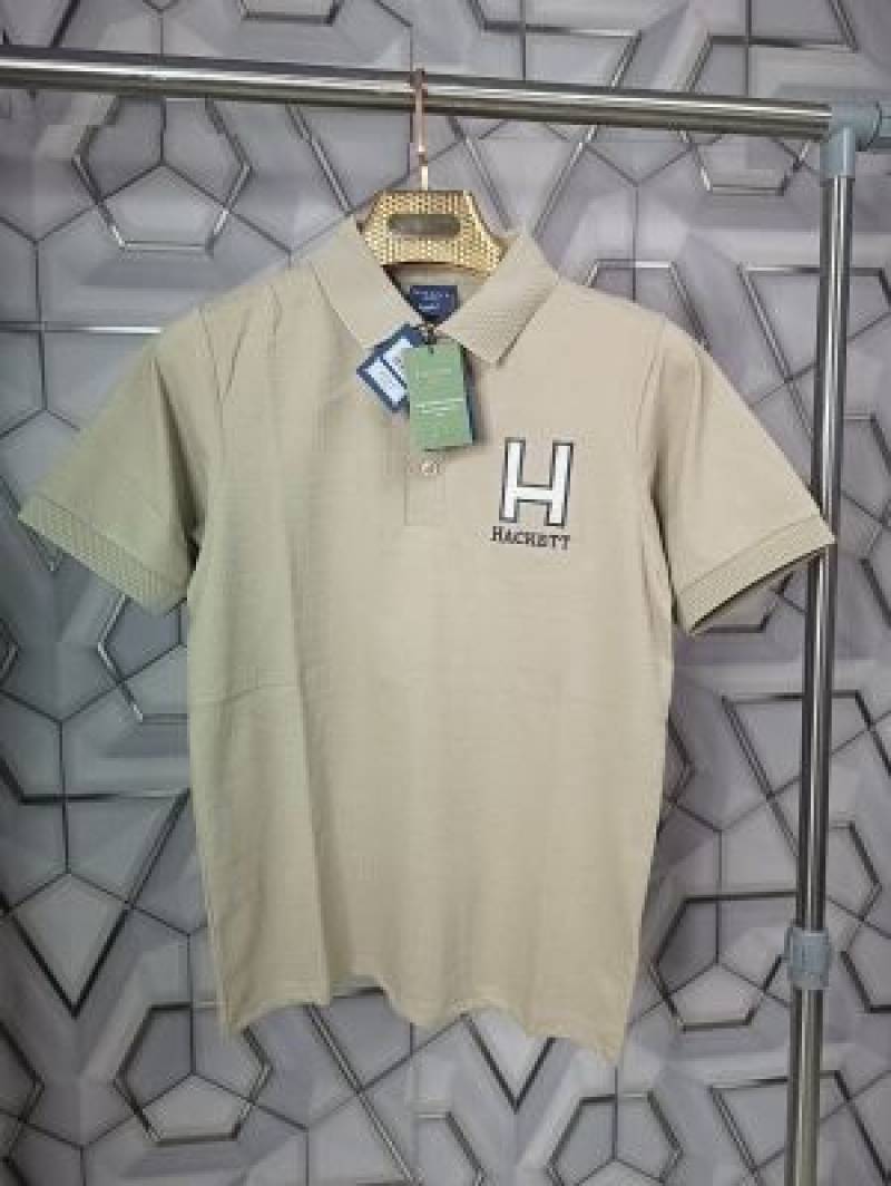 Hackett_Beige_Embroidery_Logo_Premium-Polo_T-Shirt_(1556)
