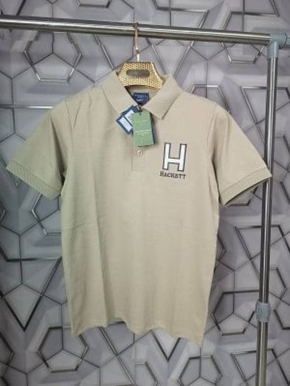 Hackett_Beige_Embroidery_Logo_Premium-Polo_T-Shirt_(1556)
