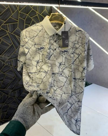 H&M_Grey_Printed_Imported_Polo_T-shirt_(1361)