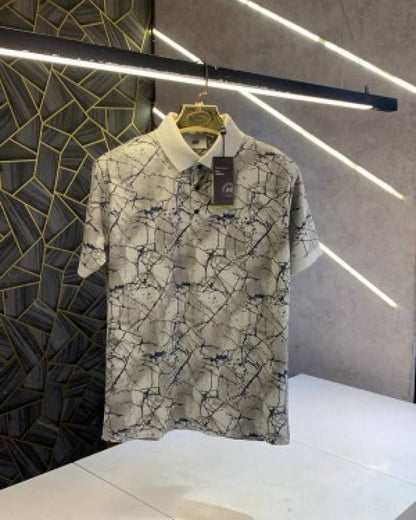 H&M_Grey_Printed_Imported_Polo_T-shirt_(1361)