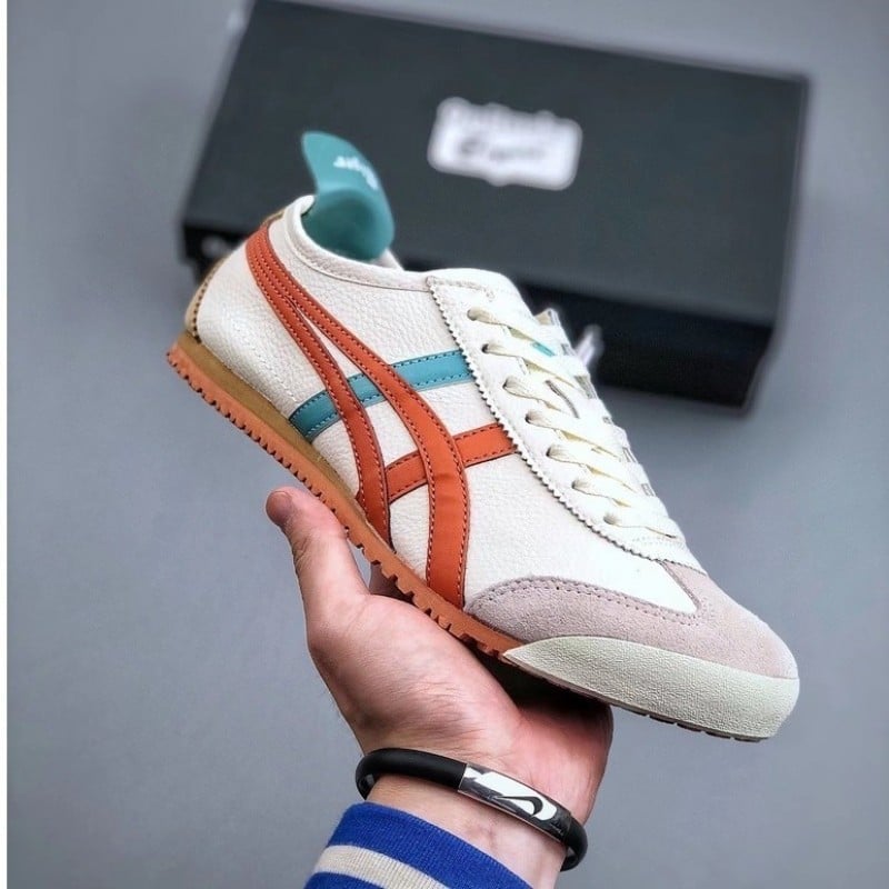 Onitsuka TIGER Mexico 66 CREAM PIQUANT ORANGE LaceUp (FIX)