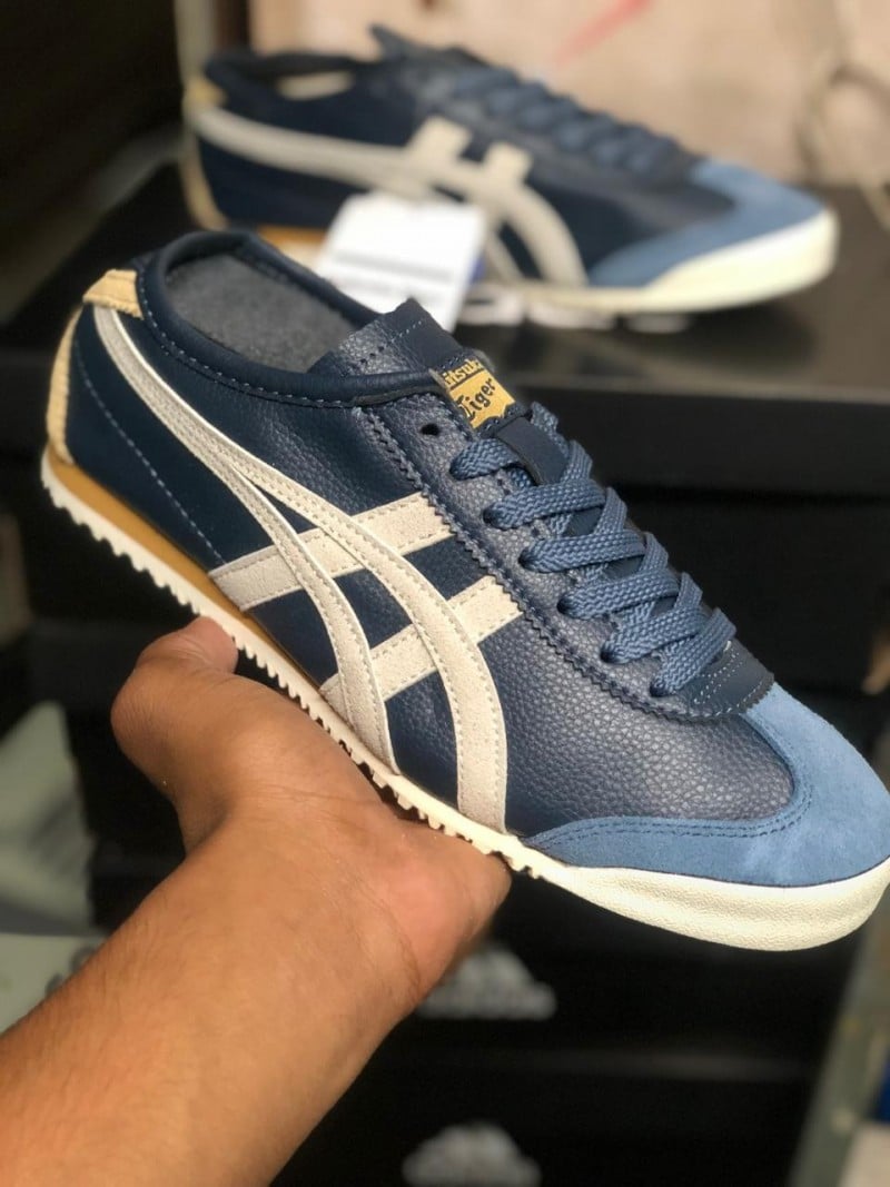 Onitsuka TIGER Mexico 66 DELUXE NAVY WHITE YELLOW LaceUp (FIX)