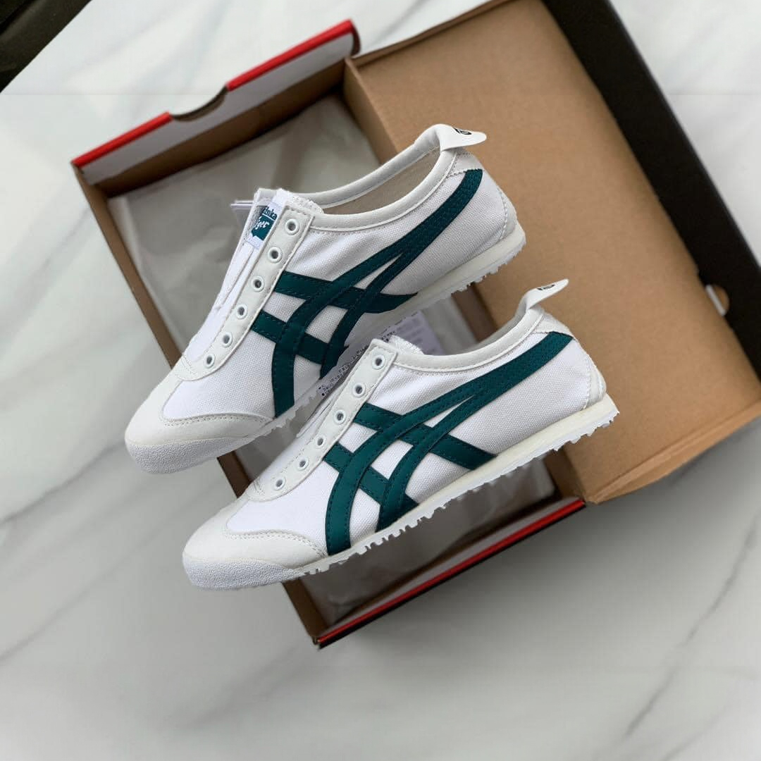 Onitsuka Tiger Me_Xico 66 Slip On White / Velvet Pine Sneakers for Men