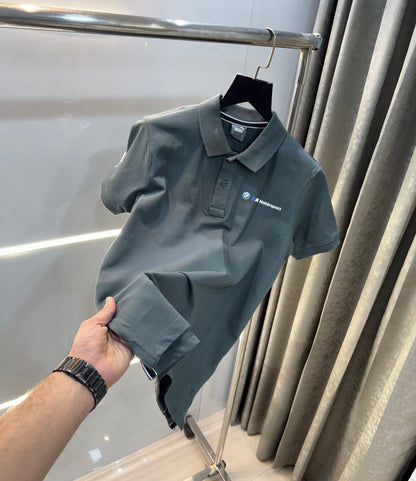 Pum a Grey b..mW Edition Premium Polo T-Shirt