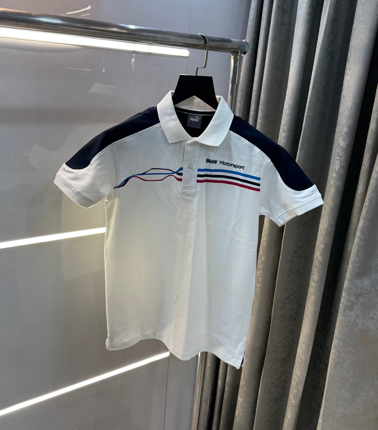 Pum a White b...mW Edition Premium Polo T-Shirt