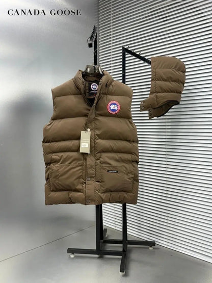 Canad a Goose Brown Imported Puffer Jacket