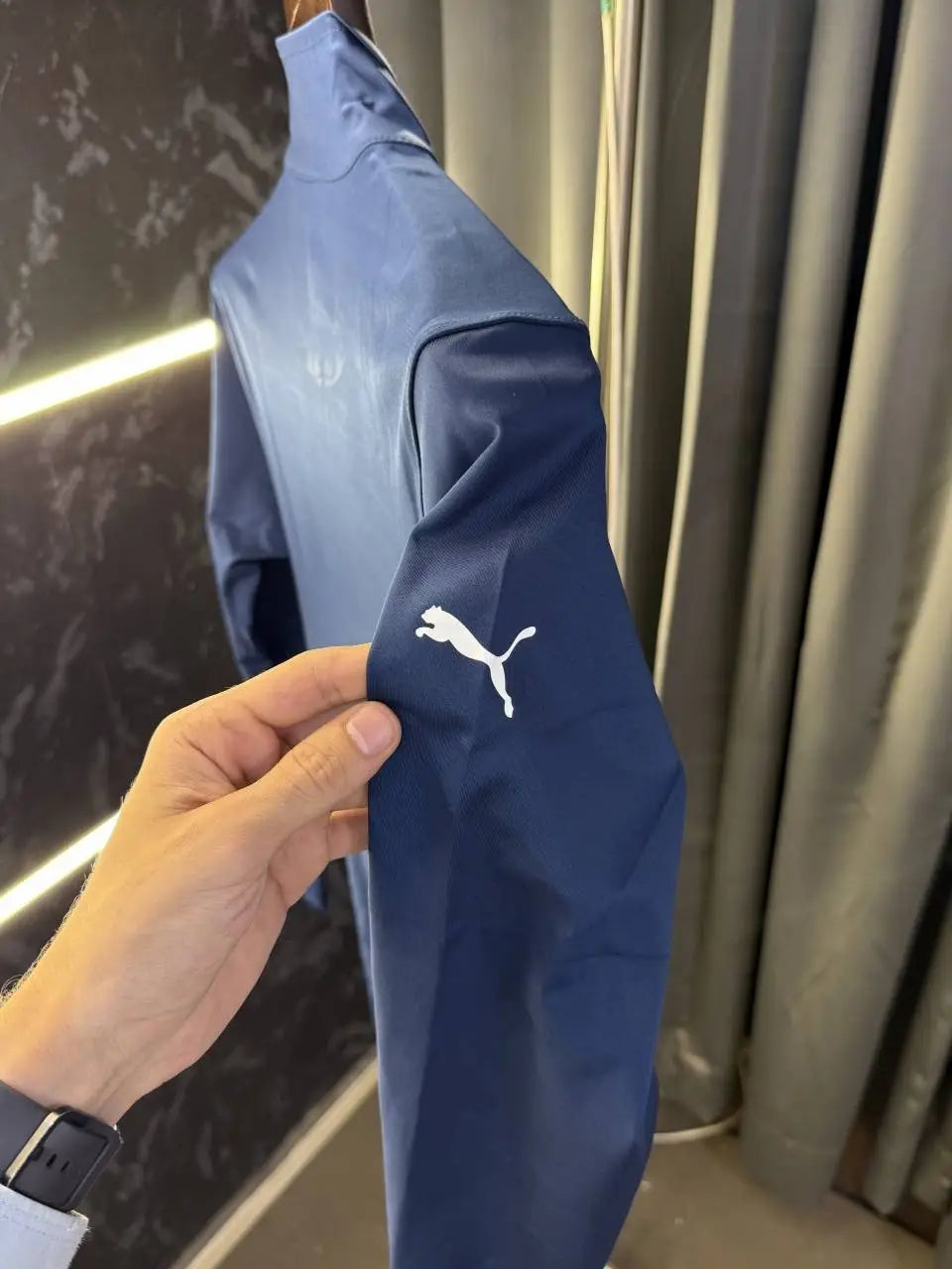 Pum a BMW Motorsport Zipper Jacket (Petrol blue)