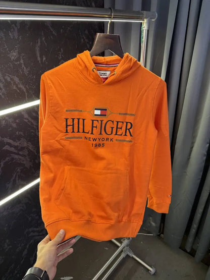 Tommy_Hilfiger Store Article Hoodie (Orange)