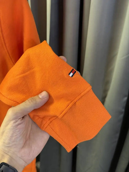 Tommy_Hilfiger Store Article Hoodie (Orange)