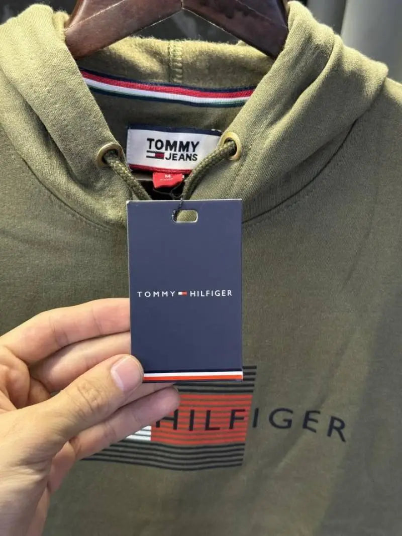 Tommy_Hilfiger Store Article Hoodie (Green)