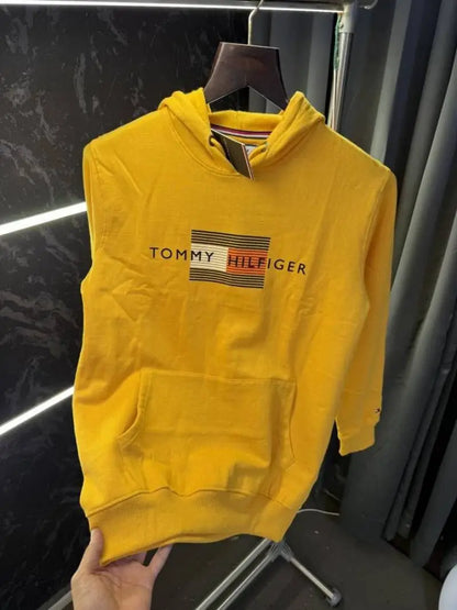 Tommy Hilfige r Yellow Hoodie Store article