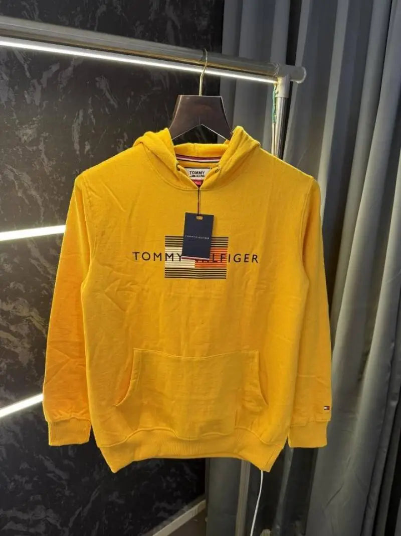 Tommy Hilfige r Yellow Hoodie Store article