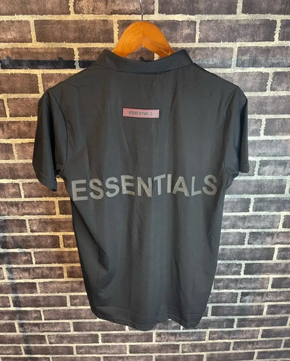 Essential Fog Double print Polo Tshirt black