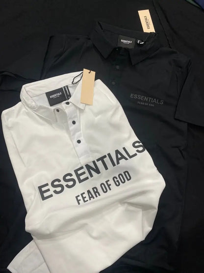 Essential Fog Double print Polo Tshirt