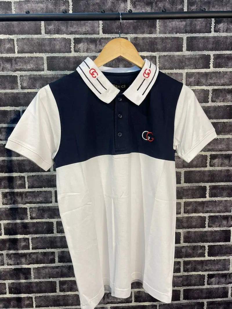 Gucci premium polo t shirt white