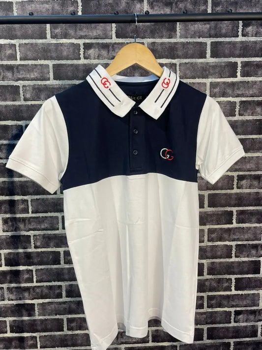 Gucci premium polo t shirt white