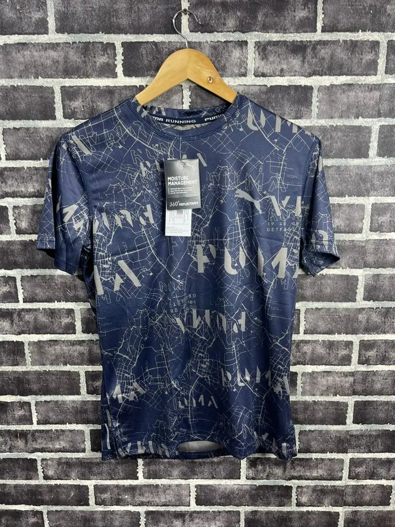 PUM_A LYCRA TSHIRT STORE ARTICLE Navy - (128)