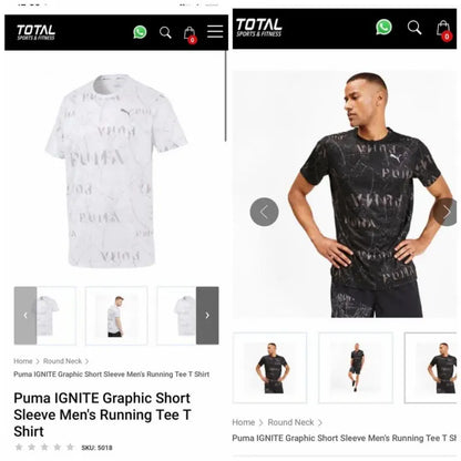 PUM_A LYCRA TSHIRT STORE ARTICLE Navy - (128)