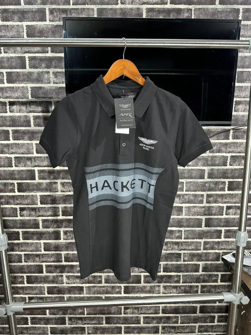 Hacket_t London Premium Polo Tshirt Black