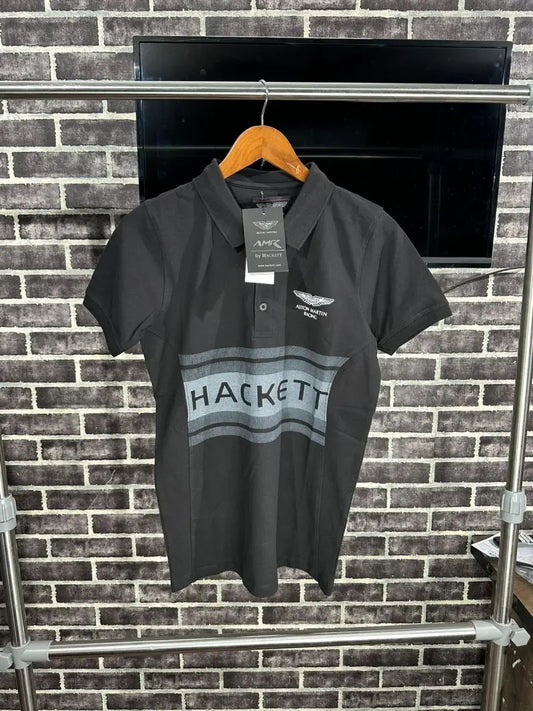 Hacket_t London Premium Polo Tshirt Black