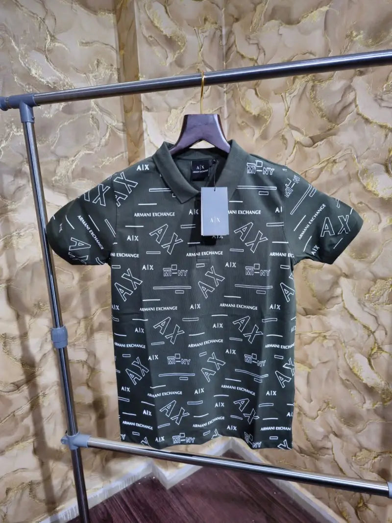 Armani Exchange Premium Polo Tshirt Green