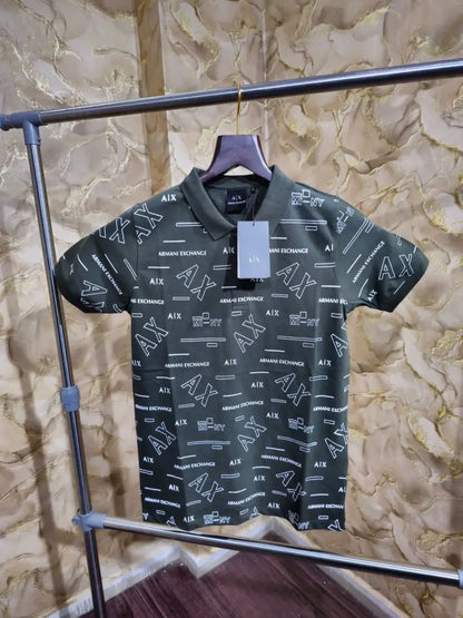 Armani Exchange Premium Polo Tshirt Green