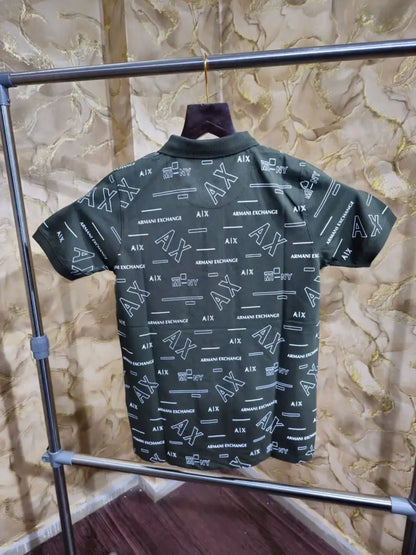Armani Exchange Premium Polo Tshirt Green