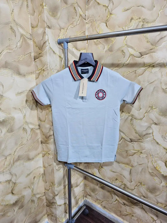 Burberry Premium Polo Tshirt Grey - (115)