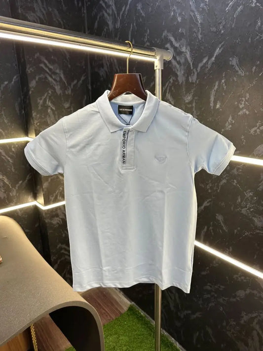Emporio Armani Premium Polo Tshirt Sky Blue