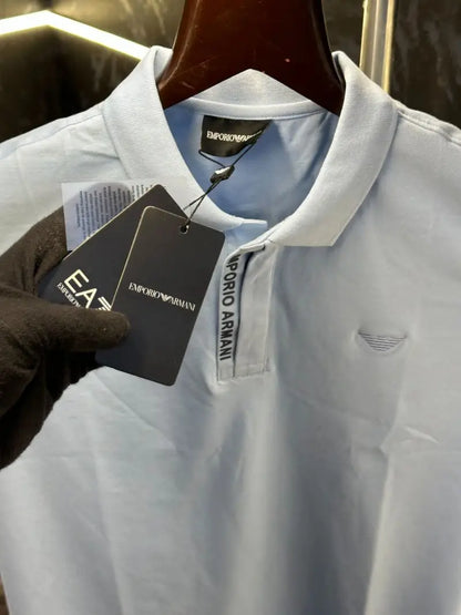 Emporio Armani Premium Polo Tshirt Sky Blue