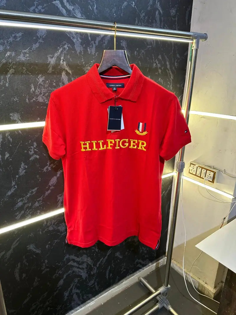 Tommy Hilfiger Premium Polo Tshirt Red