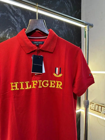 Tommy Hilfiger Premium Polo Tshirt Red