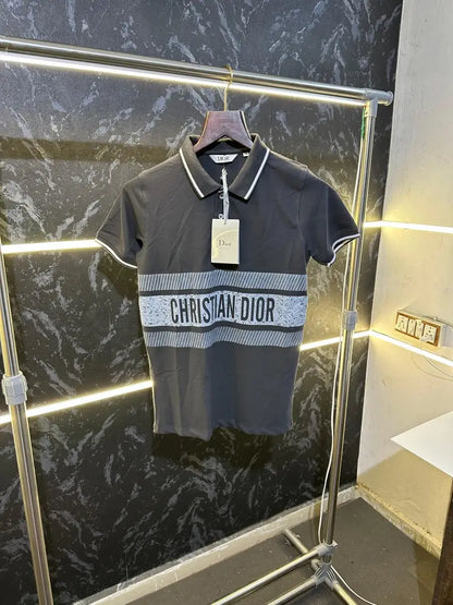 Christian Dior Premium Store article Polo Tshirt dark grey
