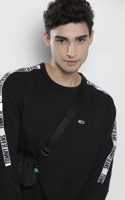 Tommy Hilfige_r store article round neck tshirt black - (122)