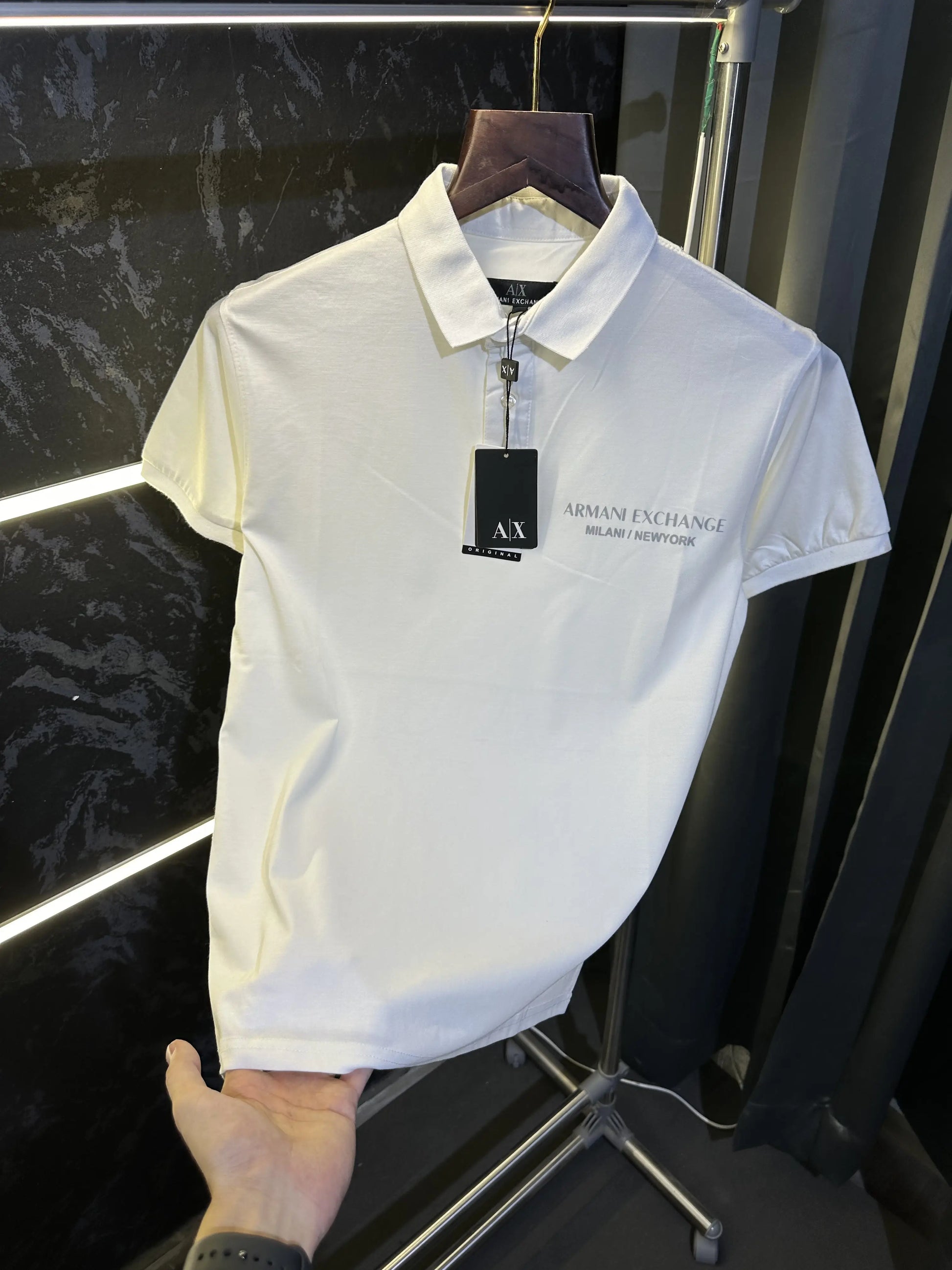 Arman-i Exchange Milano Polo Tshirt White