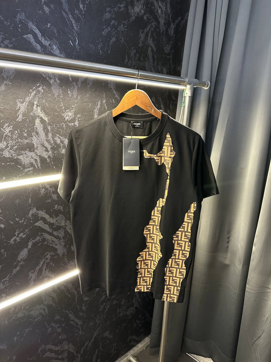 FEND I PREMIUM ROUND NECK TSHIRT BLACK