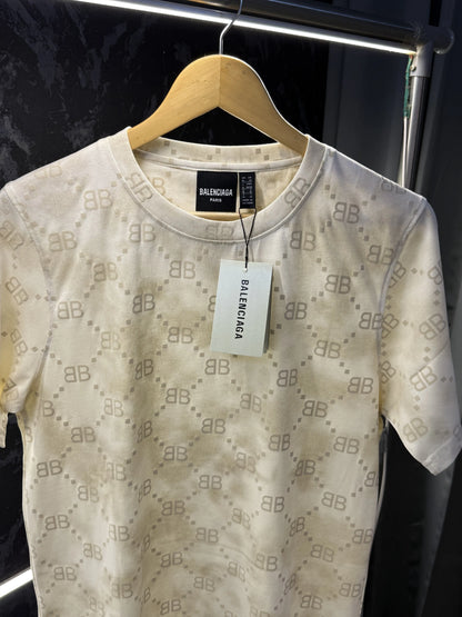 Balenciaga Paris Embossed Monogram Tshirt