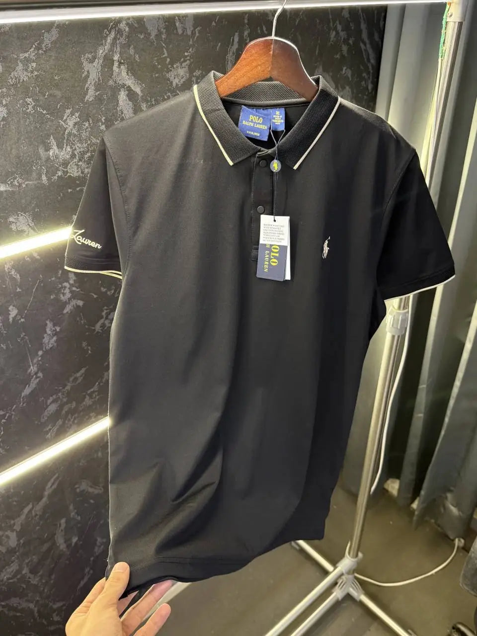Ralph_Lauren Polo Tshirt ( Black )