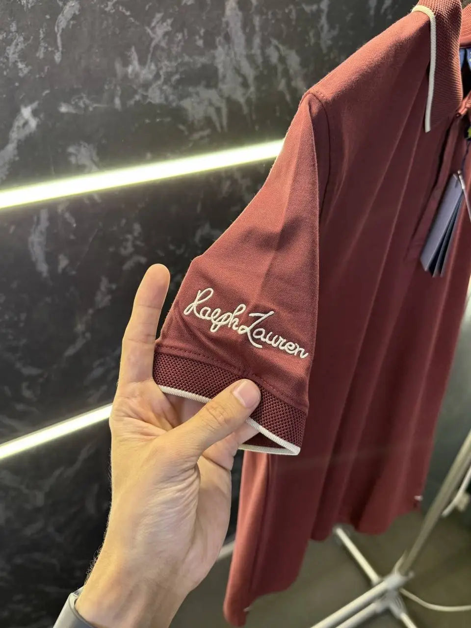Ralph_Lauren Polo Tshirt ( Maroon )