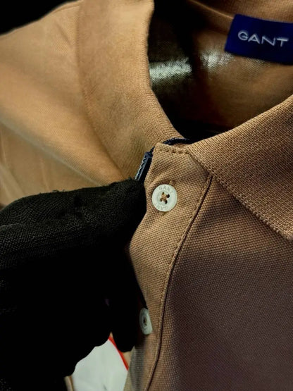 Gant USA Premium Polo Tshirt ( Brown )
