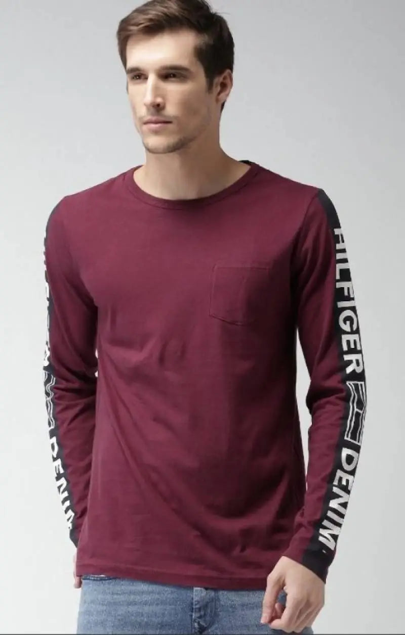 SALE Tommy_Hilfiger round neck full sleeve - (129) No Return No Exchange On This Product
