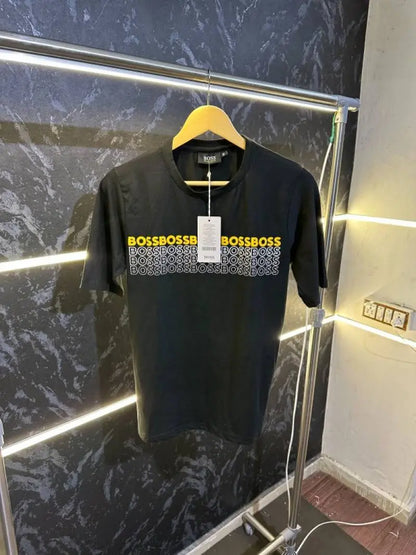 SALE Hugo_Boss Premium Store Article Round Neck Tshirt No Return No Exchange On This Product