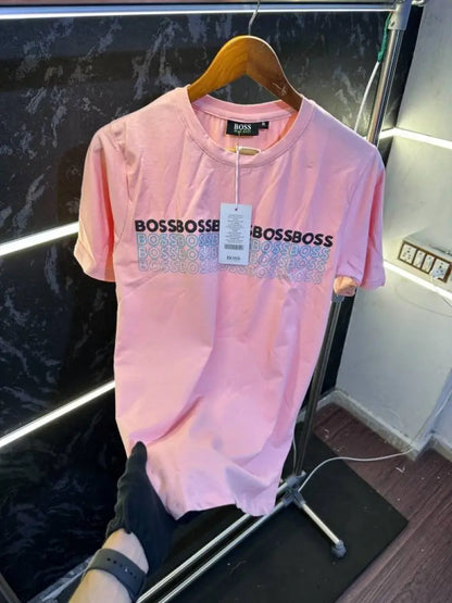 SALE Hugo_Boss Premium Store Article Round Neck Tshirt No Return No Exchange On This Product