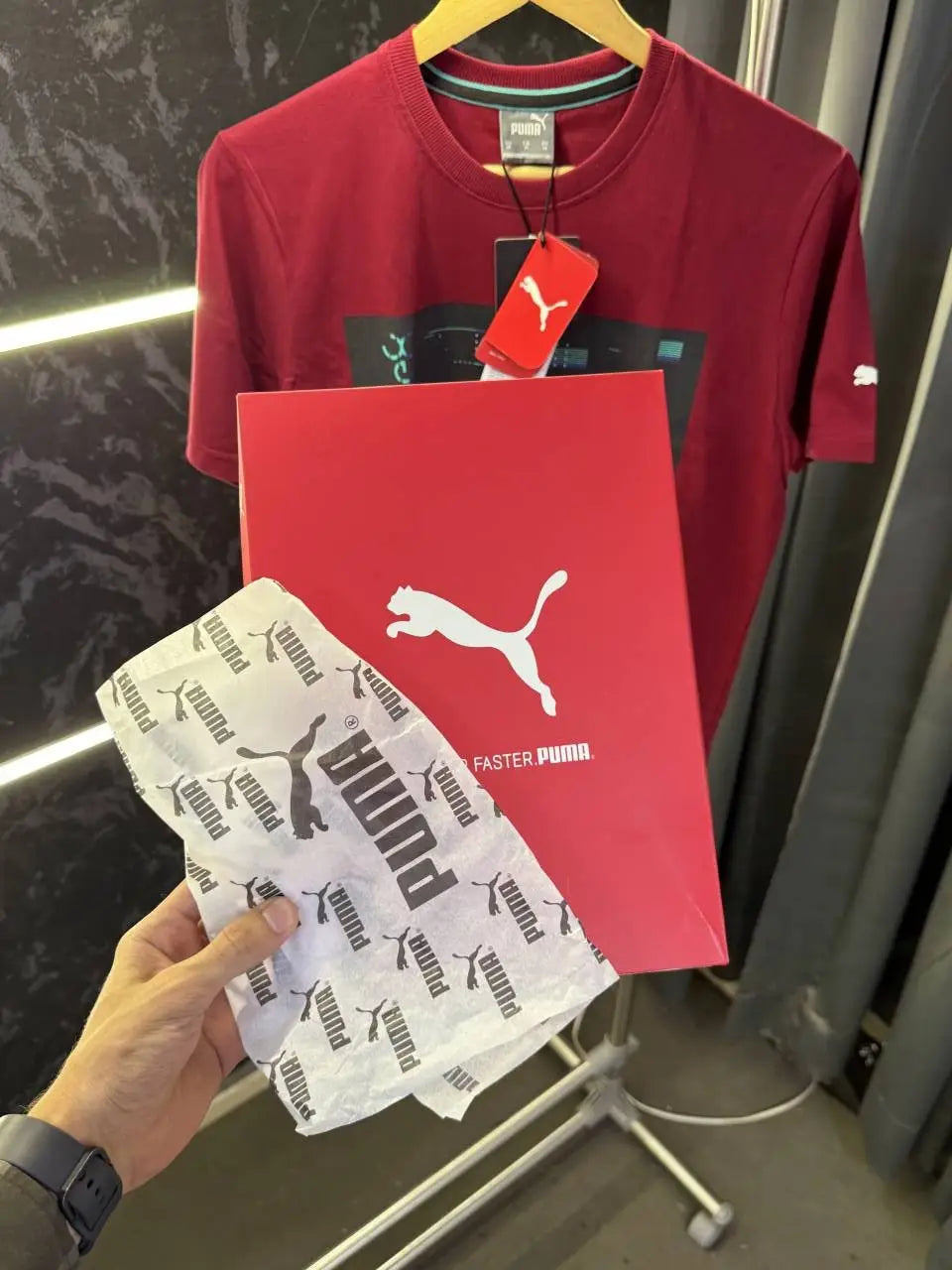 Pum a One 8 Round Neck Tshirt with box packing